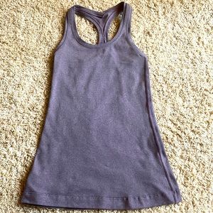 Selling this dark purple-ish gray-ish tank top! No stains, looks new!